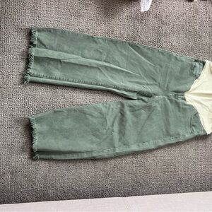 Pink blush wide leg, maternity pants